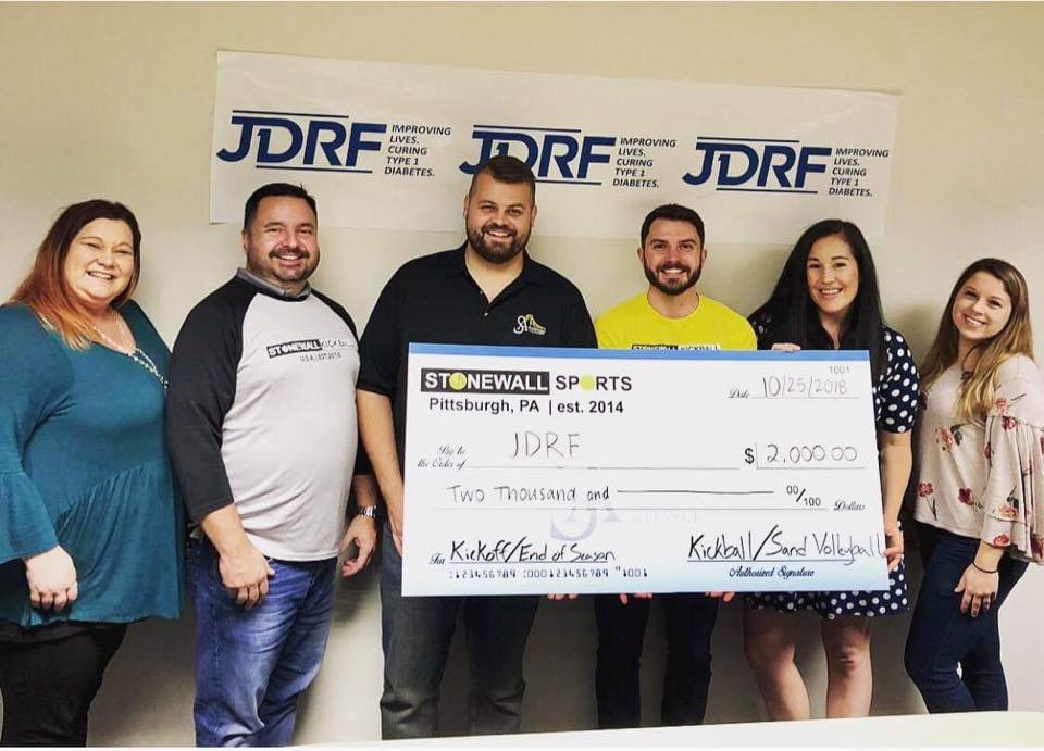 Stonewall JDRF Donation